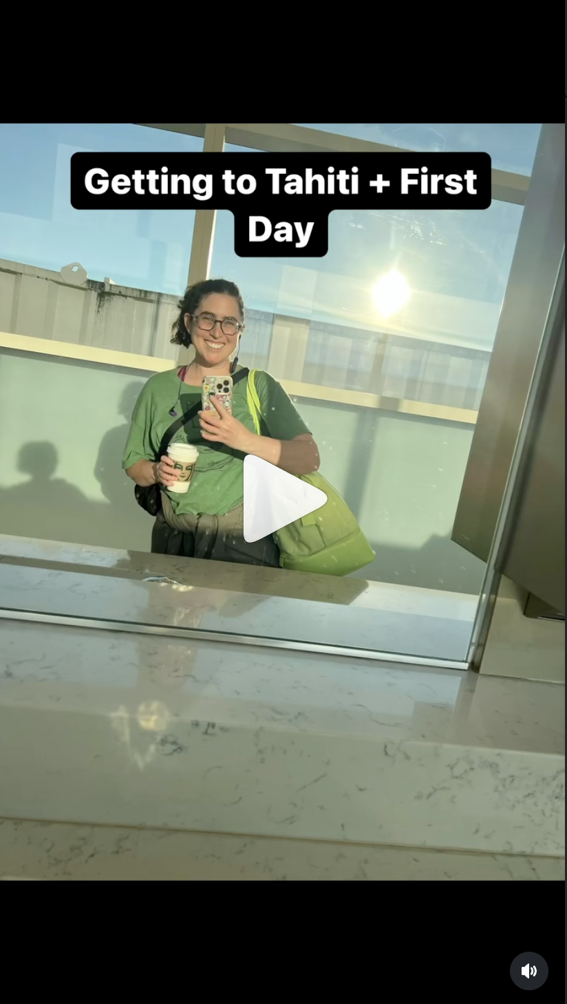 Voiceover Instagram Reel from French Polynesia Travel