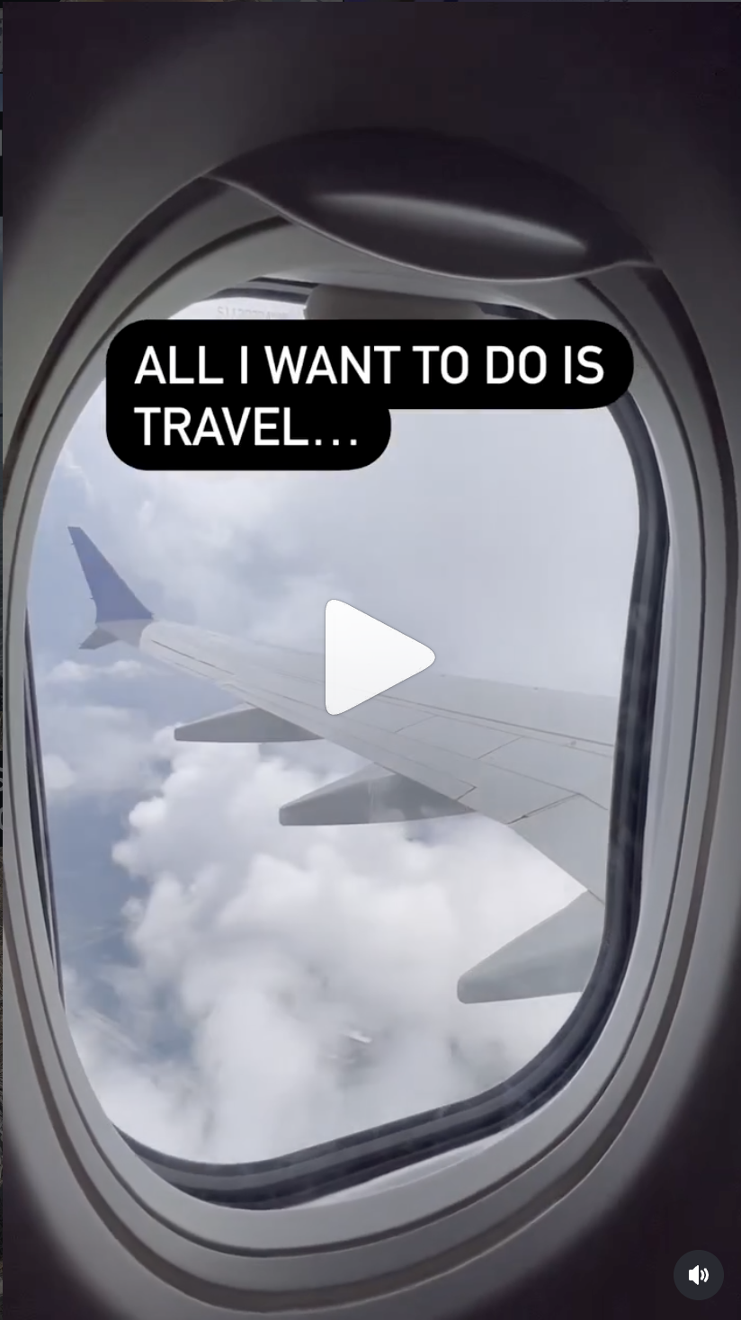 Instagram viral reel from Mukikapup's Travels - All I want to do is travel
